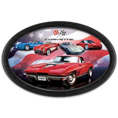 Buy American Dream Car: Chevrolet Corvette Personalized Collector Plate