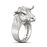 Buy Strong As A Bull Men's Stainless Steel Ring