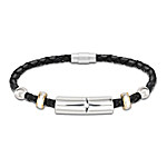 Buy Protection And Strength For My Daughter Diamond Leather Bracelet