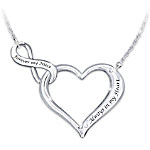 Buy Always & Forever My Niece Engraved Heart Necklace