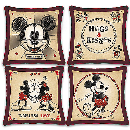 Disney Mickey And Minnie Happy Home Pillow Set
