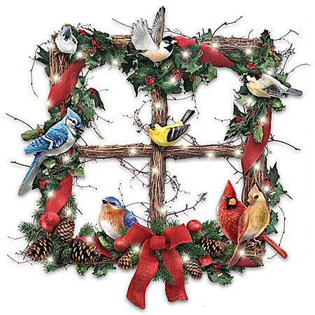 Merry Woodland Melodies Christmas Wreath