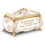 Buy My Granddaughter, I Love You Personalized Heirloom Porcelain Music Box