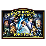 Buy STAR WARS May The Force Be With You Personalized Welcome Sign