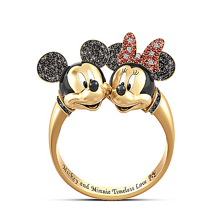 Disney Timeless Love Mickey Mouse And Minnie Mouse Ring