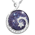 Buy Daughter Reach For The Stars Sterling Silver Cabochon Stone Pendant Necklace