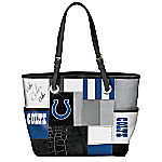 Buy For The Love Of The Game NFL Indianapolis Colts Patchwork Tote Bag