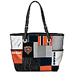 Buy For The Love Of The Game NFL Chicago Bears Patchwork Tote Bag