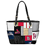 Buy St. Louis Cardinals MLB Patchwork Tote Bag With Team Logos