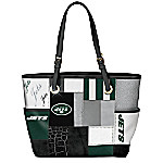 Buy For The Love Of The Game NFL New York Jets Patchwork Tote Bag