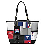 Buy Texas Rangers MLB Women's Patchwork Tote Bag
