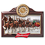 Buy Timeless Tradition Budweiser Clydesdales Wall Clock