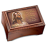 Buy Warner Sallman The Lord's Prayer Holy Land Olive Wood Prayer Cross With Musical Keepsake Box