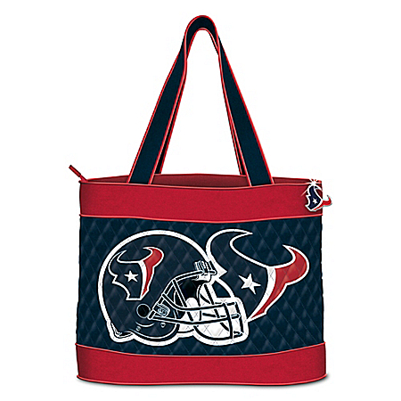 NFL Houston Texans Women’s Quilted Tote Bag