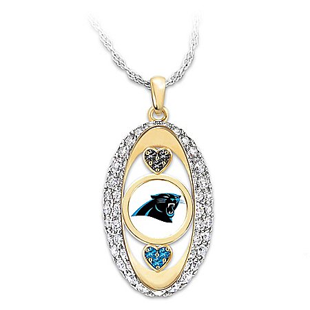 For The Love Of The Game NFL Carolina Panthers Women’s Necklace