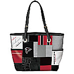 Buy For The Love Of The Game NFL Atlanta Falcons Patchwork Tote Bag