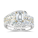 Buy Love's Devotion Diamonesk Stacking Ring