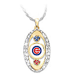 Buy For The Love Of The Game Chicago Cubs Pendant Necklace