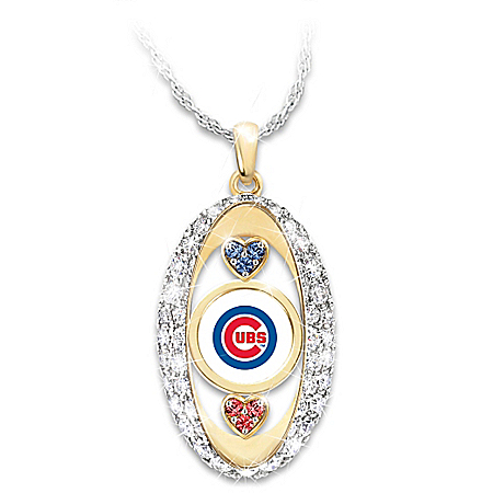 For The Love Of The Game Chicago Cubs Pendant Necklace