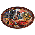 Buy Courage Under Fire Inspirational Collector Plate