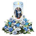 Buy Elvis Presley Blue Christmas Flickering Flameless Candle Table Centerpiece