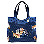 Buy Kitty-Kat Cute Quilted Tote Bag