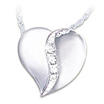 Buy Cherished By Us All Diamond Heart Pendant Necklace