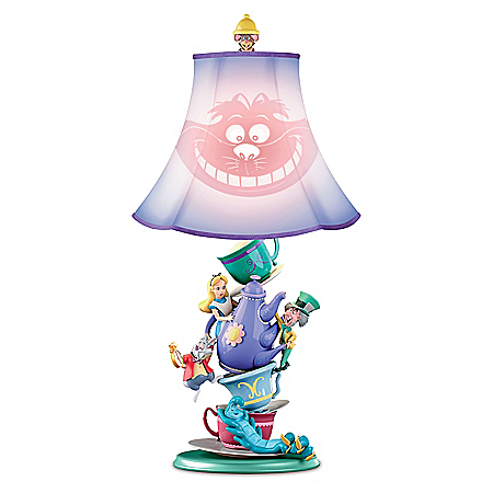 Disney Alice In Wonderland Mad Hatter’s Tea Party Table Lamp