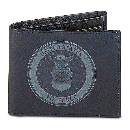 Air Force Men’s RFID Blocking Leather Wallet