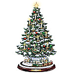 Buy Handcrafted Thomas Kinkade The Heart Of Christmas Illuminated Tabletop Tree