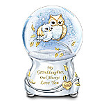 Buy My Granddaughter, Owl Always Love You Personalized Glitter Globe