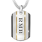 Buy The Strength Of My Son Personalized Stainless Steel Dog Tag Necklace