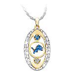 Buy For The Love Of The Game Detroit Lions Pendant Necklace