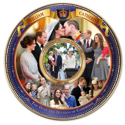 Buy William And Catherine Royal Wedding Anniversary Collector Plate