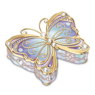 Buy Precious Jewel To Treasure Forever Heirloom Porcelain Butterfly Music Box