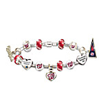 Buy Go Washington Nationals! #1 MLB Fan Women's Charm Bracelet