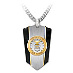 Buy U.S. Air Force Stainless Steel Shield Pendant Necklace
