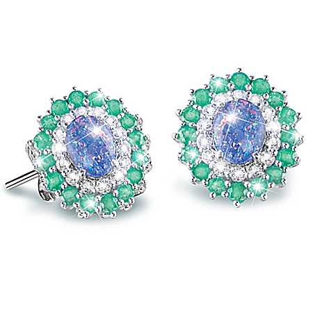 Alfred Durante Opal Island Women’s Gemstone Earrings