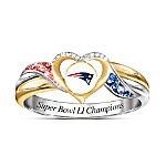 Buy New England Patriots NFL Super Bowl LI Champions Pride Ring