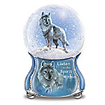 Buy Eddie LePage The Spirits Within Awaits Silver Scout Musical Glitter Globe