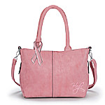Buy Hope Is Beautiful Breast Cancer Awareness Women's Pink Handbag With Removable Pouch