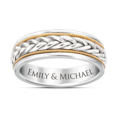 Buy Strength Of Love Men's Stainless Steel Personalized Ring