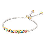 Buy The Heart Of Our Family Personalized Birthstone Bracelet