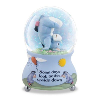 Buy Disney Some Days Look Better Upside Down Eeyore Musical Glitter Globe