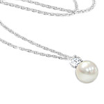 Buy Precious Granddaughter Personalized Cultured Pearl Pendant Necklace