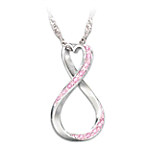 Buy Forever Hope Breast Cancer Awareness Sterling Silver Pendant Necklace