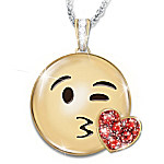 Buy A Message Of Love Personalized Emoji Pendant Necklace