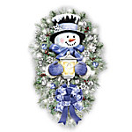 Buy Thomas Kinkade A Warm Winter Welcome Illuminated Holiday Snowman Wreath