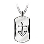 Buy Anchored In Faith Men's Pendant Necklace For Son