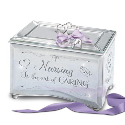 Buy Nursing Is The Art Of Caring Personalized Mirrored Music Box